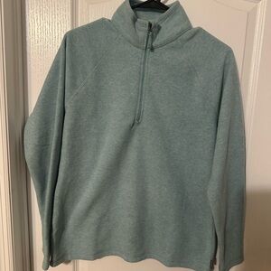 ⚡️NWT New Eddie Bauer Teal Zip-Up Sweater